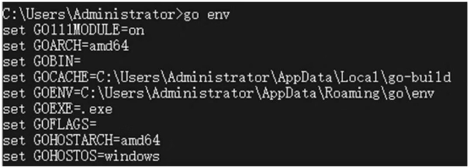 Go语言的环境信息